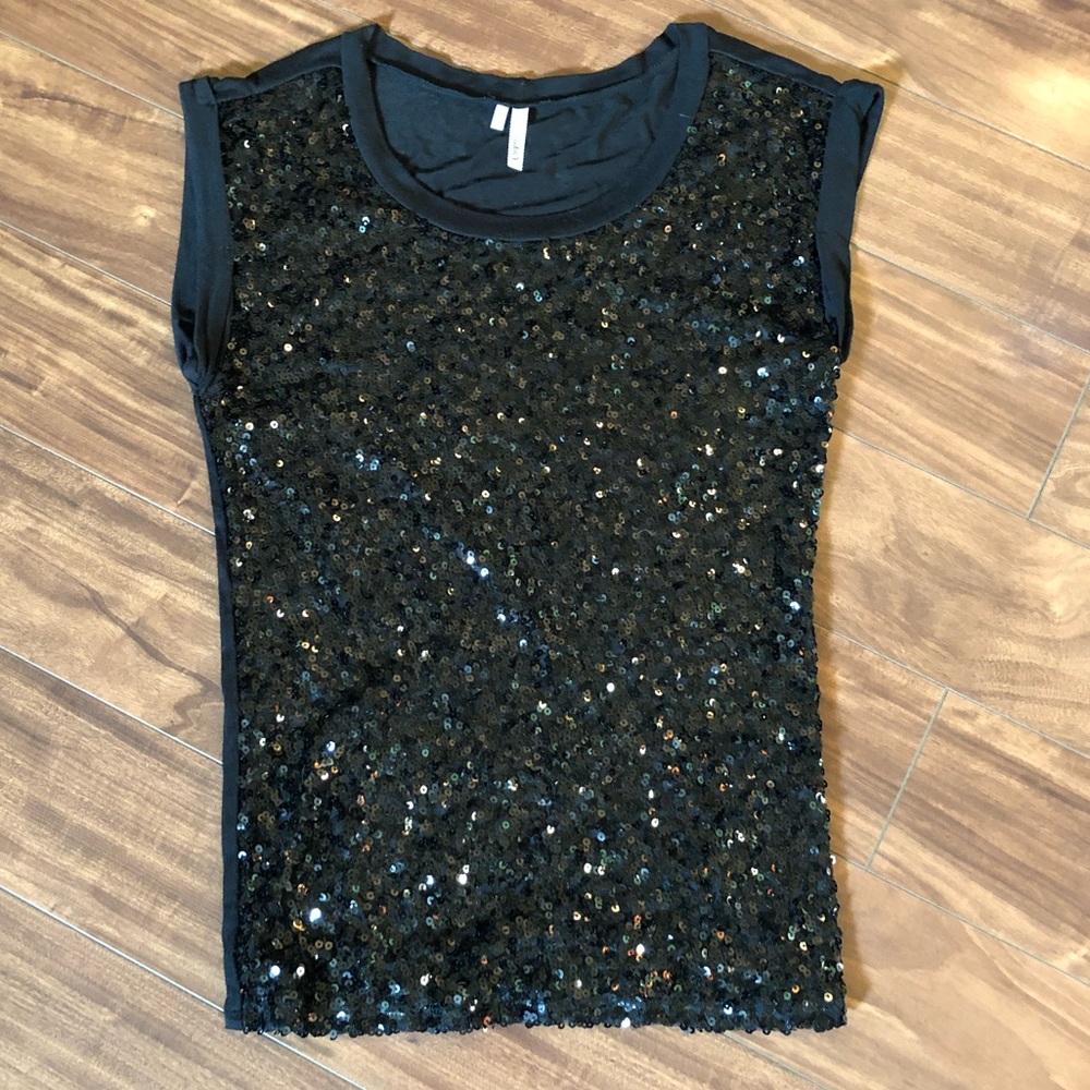 Studio Y (from Maurice’s) black sequins top